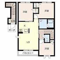 シャーメゾン・ひまわりB  ｜ 兵庫県高砂市米田町米田1159-2（賃貸アパート3LDK・2階・72.02㎡） その2