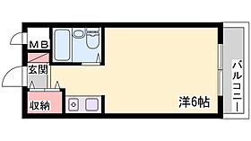 ベルトピア加古川  ｜ 兵庫県加古川市加古川町本町23-2（賃貸マンション1R・6階・18.20㎡） その2