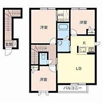 シャーメゾン北本荘A  ｜ 兵庫県加古郡播磨町北本荘１丁目13-3（賃貸アパート3LDK・2階・69.75㎡） その2