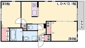 クレセントヴィラ  ｜ 兵庫県加古川市野口町水足662-1（賃貸アパート2LDK・2階・60.48㎡） その2