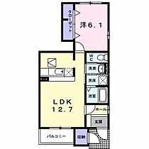 フェリシテ  ｜ 兵庫県加古川市加古川町稲屋546-1（賃貸アパート1LDK・1階・46.03㎡） その2