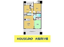 キングスクエア北大阪パークフェリス1番館 3LDKの間取図画像