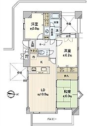 ダイアパレスモナークヒルズ新庄 3LDKの間取図画像