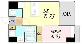 プレジオ難波ASIAN  ｜ 大阪府大阪市浪速区稲荷1丁目（賃貸マンション1DK・15階・30.72㎡） その2