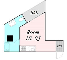 是空JYUSO  ｜ 大阪府大阪市淀川区十三東2丁目（賃貸マンション1R・4階・29.59㎡） その2