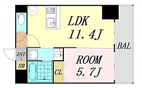 ORSUS新大阪  ｜ 大阪府大阪市淀川区宮原1丁目（賃貸マンション1LDK・14階・38.94㎡） その2