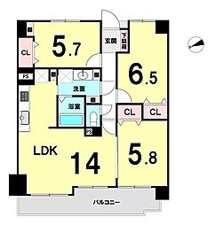 物件画像 サーパス秋葉町　2階　3LDK