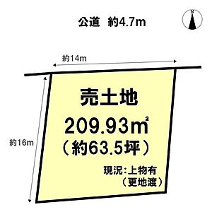 区画図：約63.5坪