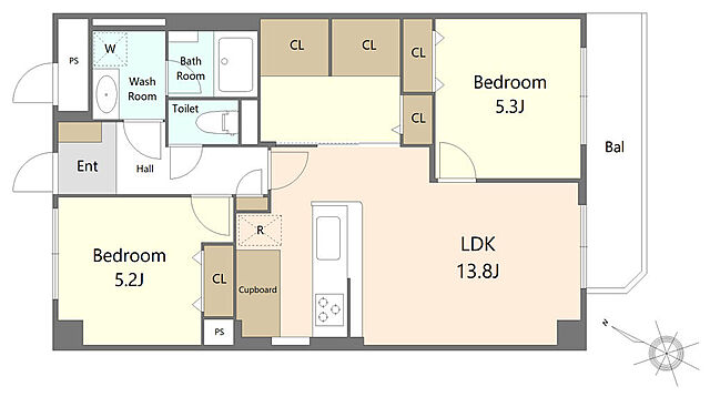 間取り ニュー池田町ハイツ 4階/407