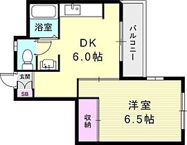 サチハイツ 401 ｜ 兵庫県神戸市兵庫区小河通2丁目2-22（賃貸マンション1DK・4階・41.00㎡） その2