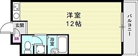 ミワボシビル 802 ｜ 兵庫県神戸市兵庫区大開通3丁目1-23（賃貸マンション1R・8階・30.00㎡） その2