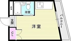 シャトー第9神戸 301 ｜ 兵庫県神戸市兵庫区夢野町2丁目4-1（賃貸マンション1R・3階・14.79㎡） その2