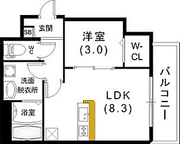 エハコ日暮通 203 ｜ 兵庫県神戸市中央区日暮通5丁目1-12（賃貸マンション1LDK・2階・29.02㎡） その2