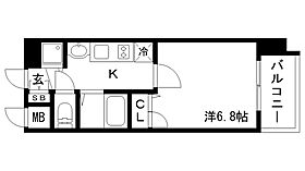 CittaVista神戸下山手通 202 ｜ 兵庫県神戸市中央区下山手通7丁目6-13（賃貸マンション1K・2階・22.33㎡） その2