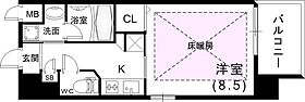 兵庫県神戸市中央区熊内橋通5丁目4-17（賃貸マンション1R・9階・28.65㎡） その2