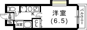 ヴァロンデペッシュ大石 402 ｜ 兵庫県神戸市灘区大石南町1丁目5-7（賃貸マンション1K・4階・20.00㎡） その2