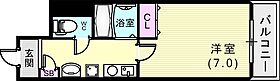 CITYSPIRE神戸元町II 502 ｜ 兵庫県神戸市中央区元町通7丁目2-2（賃貸マンション1K・5階・23.57㎡） その2