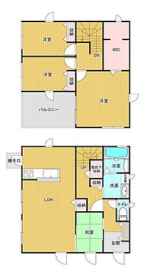 間取り 下松市瑞穂町3丁目　セキスイハイム施工中古住宅