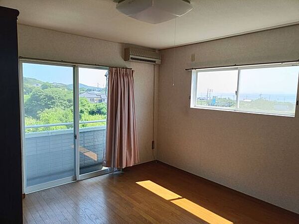 Beautiful mountainous landscape with colorful sky