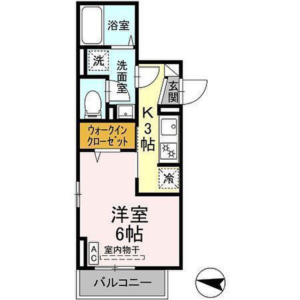 グラナーデ西亀有 203｜東京都葛飾区西亀有3丁目(賃貸アパート1K・2階・24.16㎡)の写真 その5