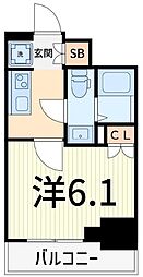 URBANPARKお花茶屋 1Kの間取図画像
