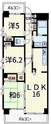 ドエル住吉 3LDKの間取図画像