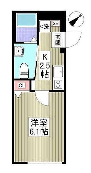 SAIE金町 102｜東京都葛飾区東金町2丁目(賃貸マンション1K・1階・20.77㎡)の写真 その2