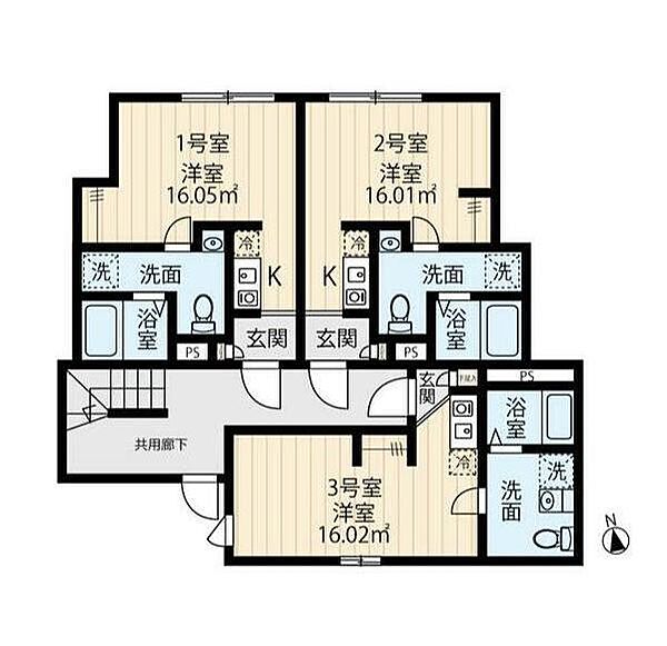 フィオーレ金町 301｜東京都葛飾区金町5丁目(賃貸マンション1R・3階・16.05㎡)の写真 その2