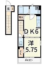 アムール 205 ｜ 東京都葛飾区南水元2丁目（賃貸アパート1DK・2階・34.45㎡） その2