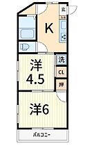 コーポペガサス 201 ｜ 東京都江戸川区北小岩2丁目（賃貸マンション2K・2階・27.22㎡） その2