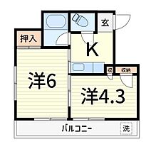 リナハイツ 202 ｜ 東京都葛飾区高砂3丁目（賃貸マンション2K・2階・29.70㎡） その2