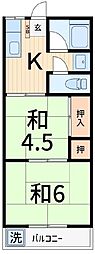 間取図画像 2DK