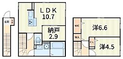間取図画像 2SLDK