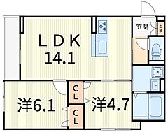 物件の間取り