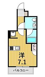 AZEST金町 ワンルームの間取図画像