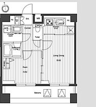 東京都新宿区北新宿4丁目1-6（賃貸マンション1LDK・7階・40.92㎡） その2