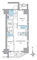 東京都台東区元浅草2丁目2-2（賃貸マンション2LDK・2階・43.68㎡） その2