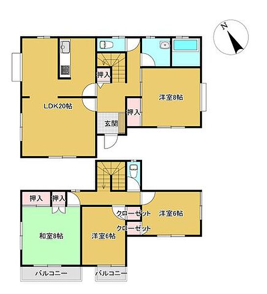 間取りを拡大表示