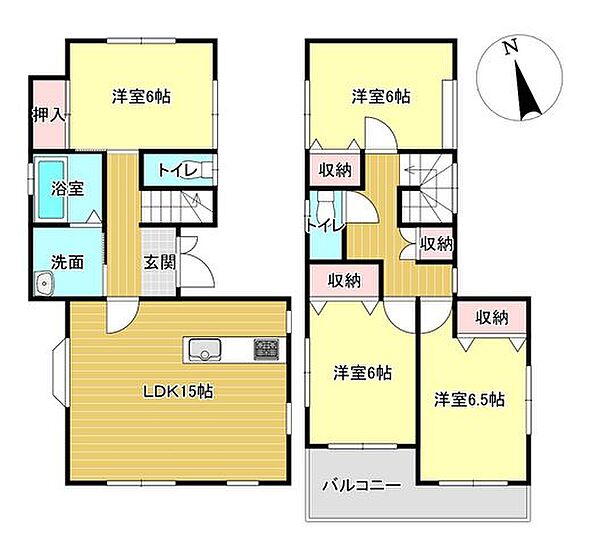 間取りを拡大表示