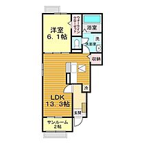 山口県山口市小郡下郷2939-1（賃貸アパート1LDK・1階・50.01㎡） その2