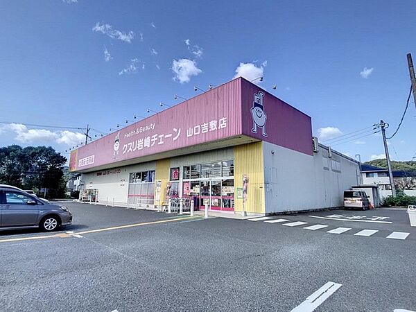 画像13:クスリ岩崎チェーン山口吉敷店(1、264m)