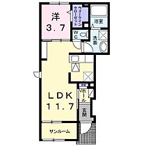 山口県山口市小郡下郷291-9（賃貸アパート1LDK・1階・41.53㎡） その2