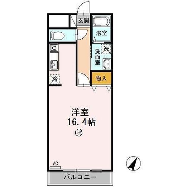 山口県山口市湯田温泉5丁目(賃貸マンション1R・1階・40.54㎡)の写真 その2