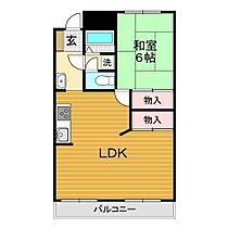 じゃがいも畑 103 ｜ 山口県山口市吉敷赤田1丁目7-12（賃貸アパート1LDK・1階・50.05㎡） その2