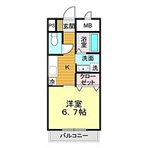 山口県山口市穂積町2番16号（賃貸マンション1K・1階・25.55㎡） その2