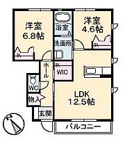 山口県山口市大内千坊3丁目5-18（賃貸アパート2LDK・1階・58.27㎡） その2