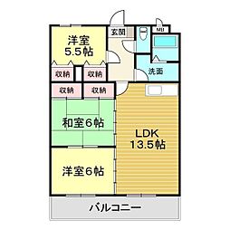 間取図画像 3LDK