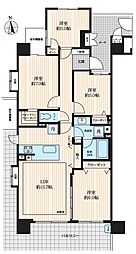 オーベル吉祥寺WEST 4LDKの間取図画像