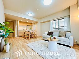 調布パーク・ホームズ 3LDKのリビング/ダイニング