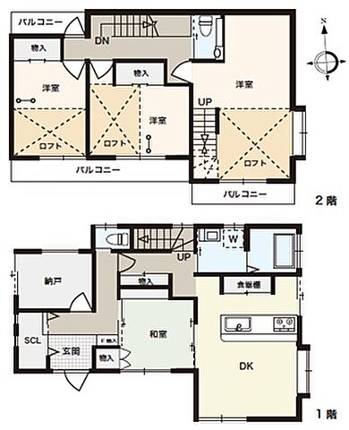 間取り 三鷹市上連雀6丁目